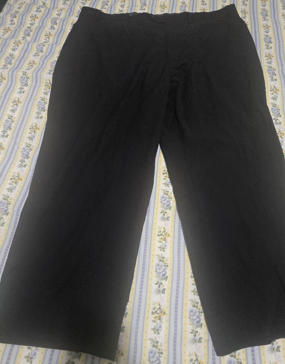 SEAN JOHN mens Black 44x32 Dress Pants Flat Front